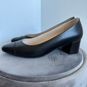Women's Go-To Block Heel Pump, Size 7.5, black, comfortable, waterproof,